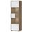 Vitrin Stela-V1S tobacco/crystal white