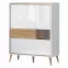 Vitrin Vida-K2S pacific walnut/crystal white