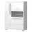 Vitrin Piano V90-2KS/PN-70/KA/70 crystal white