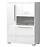 Vitrin Piano V90-2KS/PN-70/KA/70 crystal white