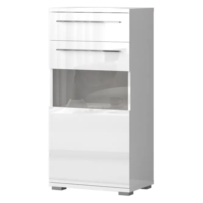 Vitrin Piano V60-1KS1F/PN-70/KA/70 crystal white
