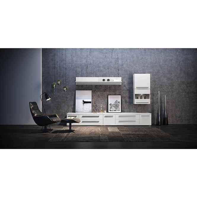 Vitrin Piano V60V-1KS/PN-70/KA/70 crystal white