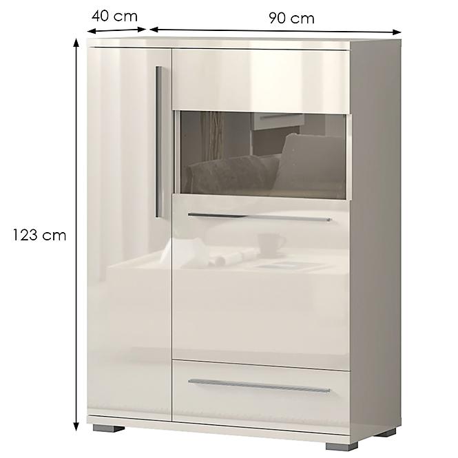 Vitrin Piano V90-2KS1F/PN-71/KA/71 beige