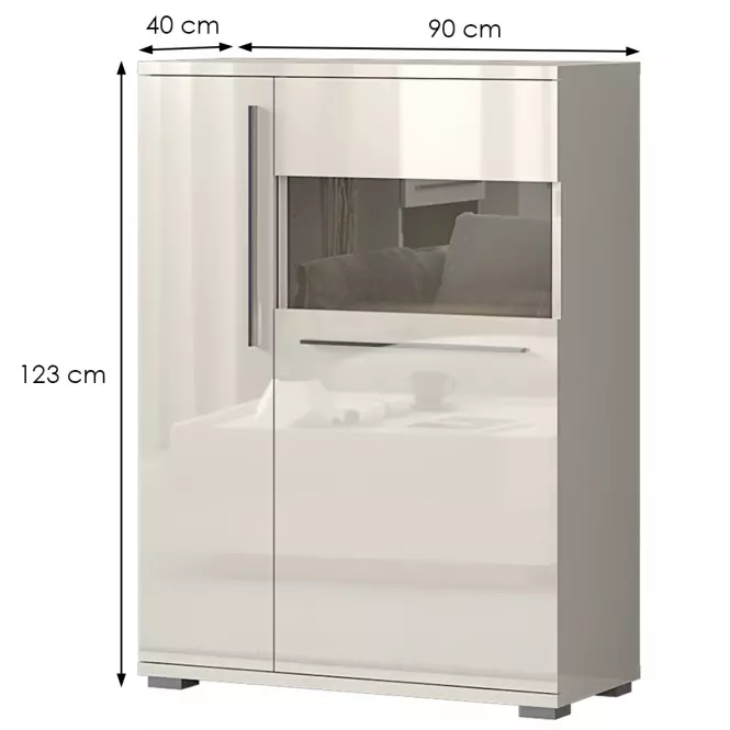 Vitrin PianoV90-2KSV/PN-71/KA/71 beige