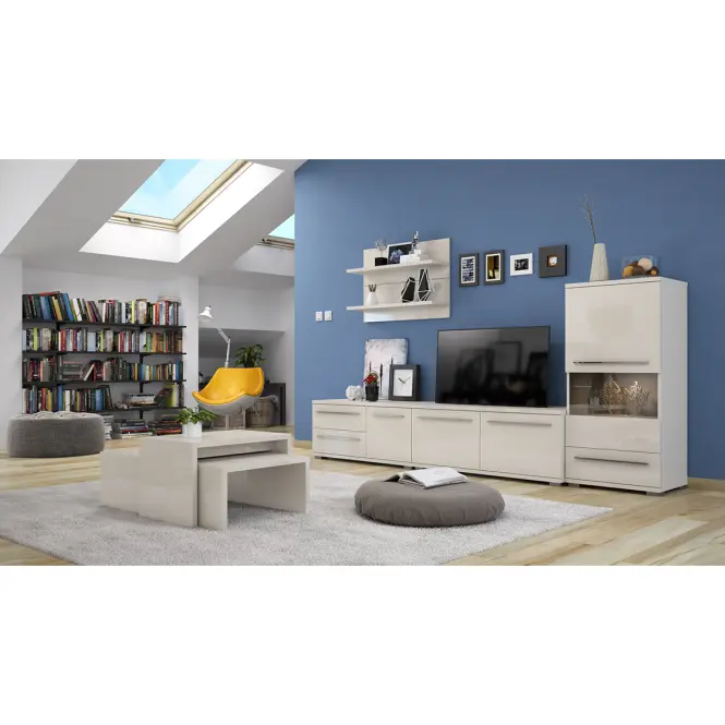 Vitrin Piano V90-2KS/PN-71/KA/71 beige,8