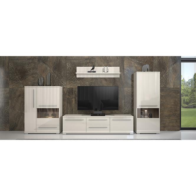 Vitrin Piano V60-1KS1F/PN-71/KA/71 beige