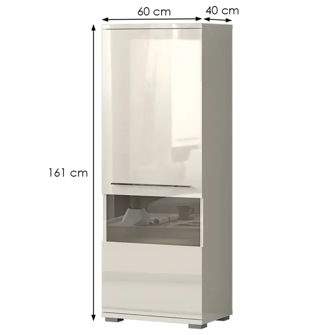 Vitrin Piano V60V-1KS/PN-71/KA/71 beige