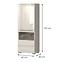 Vitrin Piano V60XV-1KS/PN-71/KA/71 beige,2