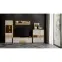 Vitrin Gala VK35-1K/GL pacific walnut/beige,5