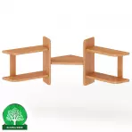 Falipolc fenyő PK131-77x40x77 éger