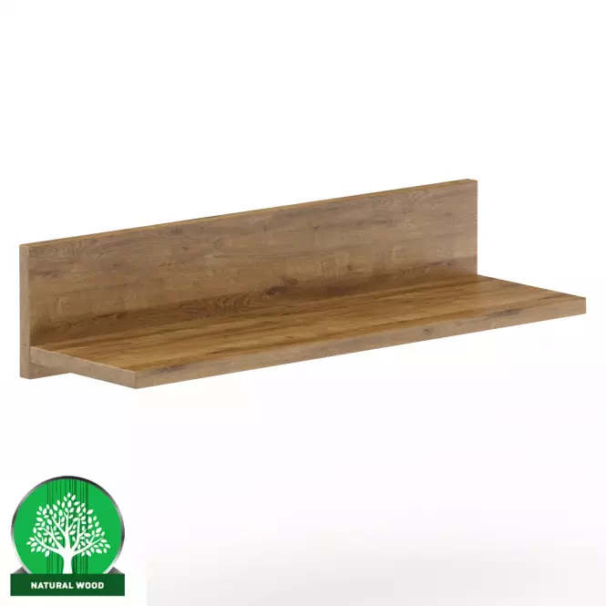 Falipolc fenyő PK151-80x18x25 tölgy