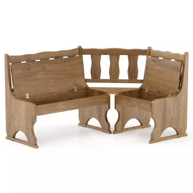 Sarokpad fenyő NR101-150x86x110 tölgy