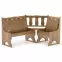 Sarokpad fenyő NR101-150x86x110 tölgy,3