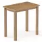 Asztal fenyő ST104-80x75x50 tölgy,2