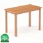 Asztal fenyő ST104-110x75x60 éger