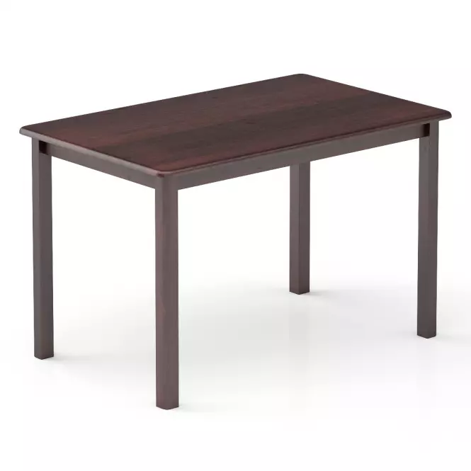 Asztal fenyő ST104-120x75x75 dió