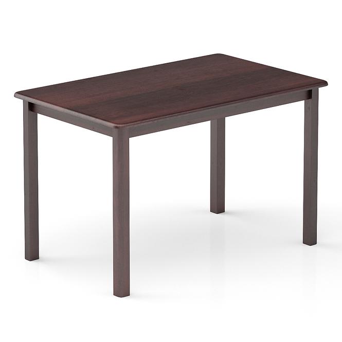 Asztal fenyő ST104-120x75x75 dió,2