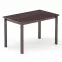 Asztal fenyő ST104-120x75x75 dió,2
