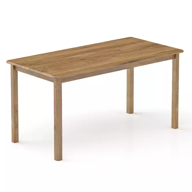 Asztal fenyő ST104-150x75x75 tölgy,2