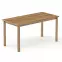 Asztal fenyő ST104-150x75x75 tölgy,2