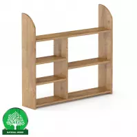 Falipolc fenyő PK107-100x90x20 tölgy