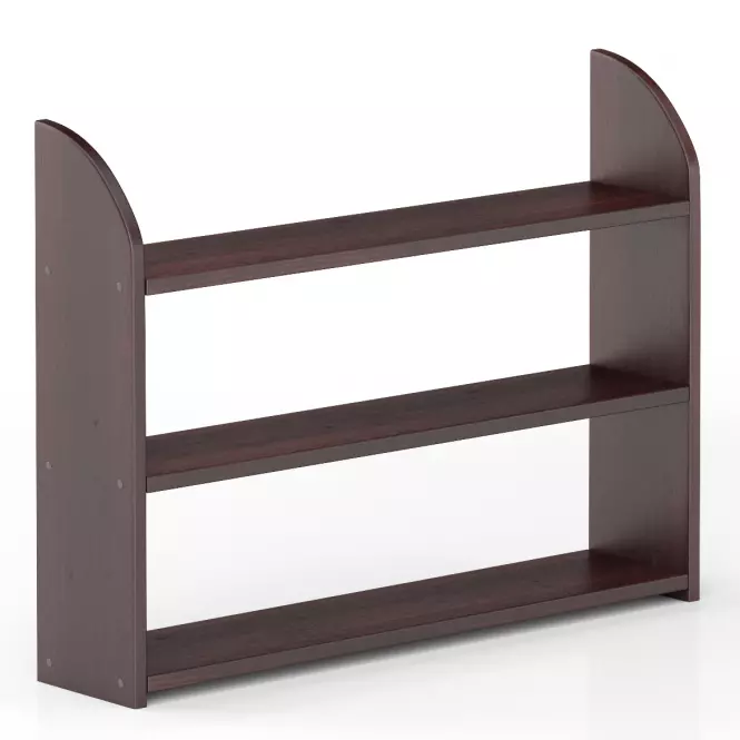 Falipolc fenyő PK112-90x68x19 dió,2