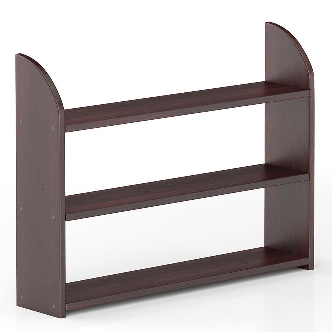Falipolc fenyő PK112-90x68x19 dió,2