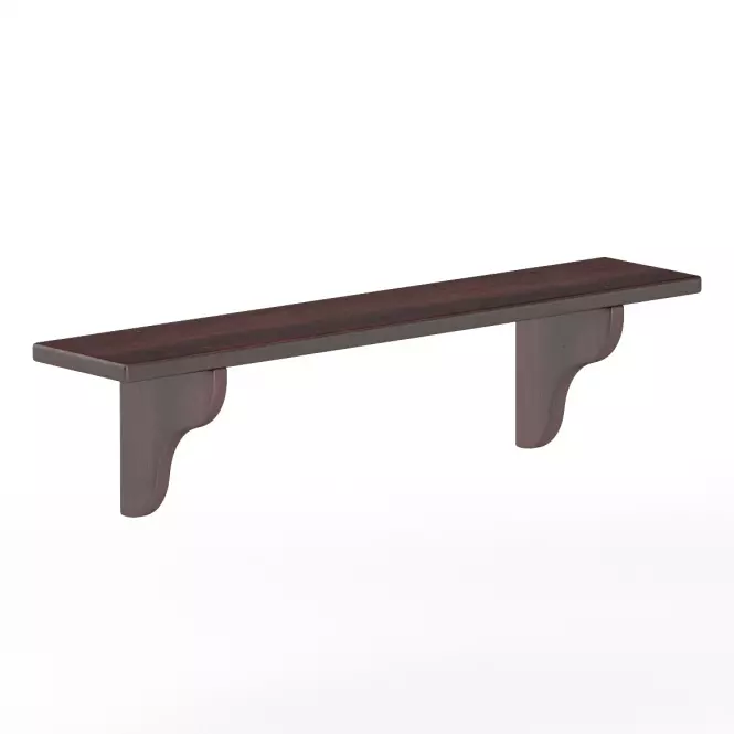 Falipolc fenyő PK120-100x25x20 dió