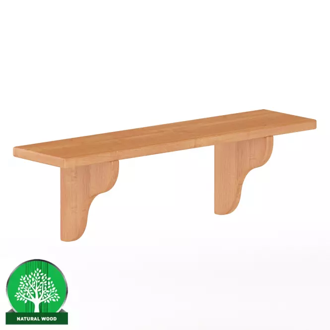 Falipolc fenyő PK121-80x25x20 éger
