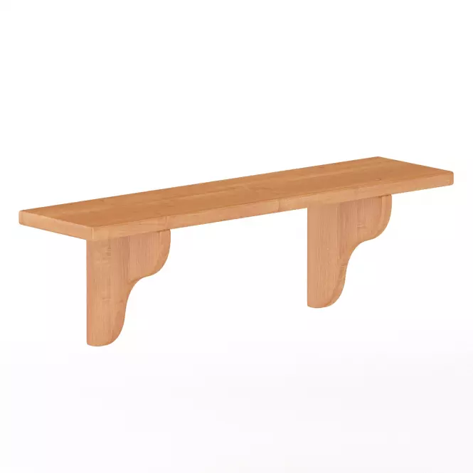 Falipolc fenyő PK121-80x25x20 éger