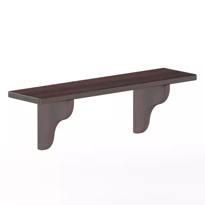 Falipolc fenyő PK121-80x25x20 dió