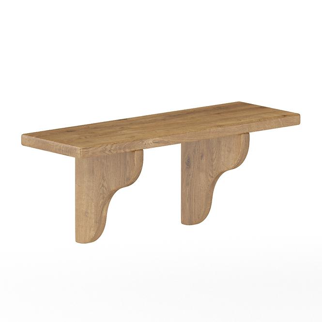 Falipolc fenyő PK122-60x25x20 tölgy