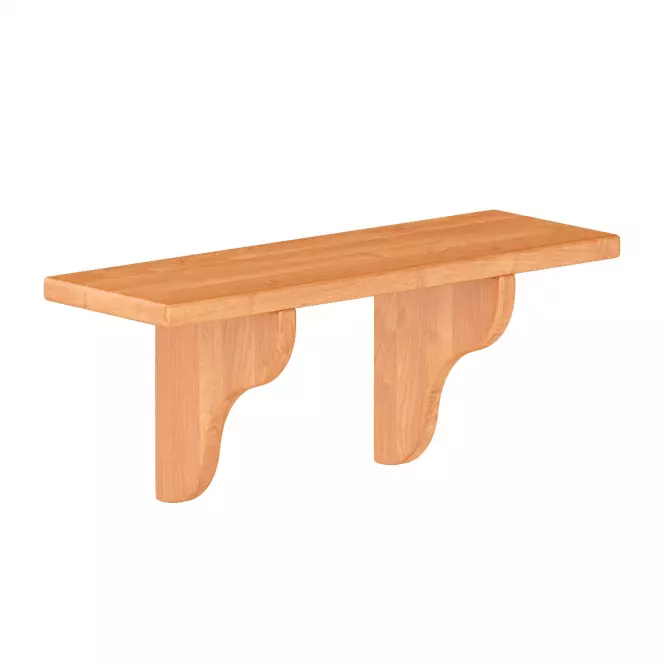 Falipolc fenyő PK122-60x25x20 éger