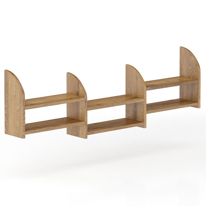 Falipolc fenyő PK101-150x47x19 tölgy