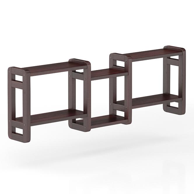 Falipolc fenyő PK103-140x44x19 dió,2
