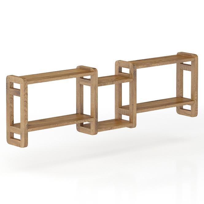 Falipolc fenyő PK103-150x44x19 tölgy