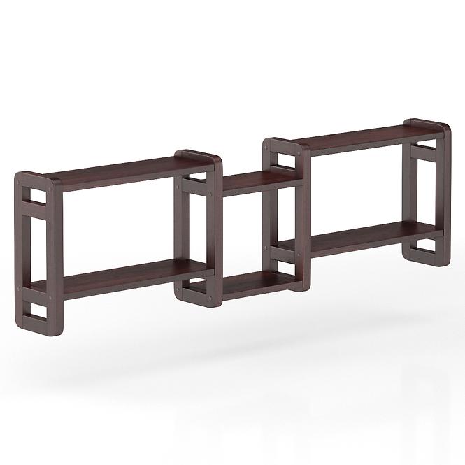 Falipolc fenyő PK103-150x44x19 dió