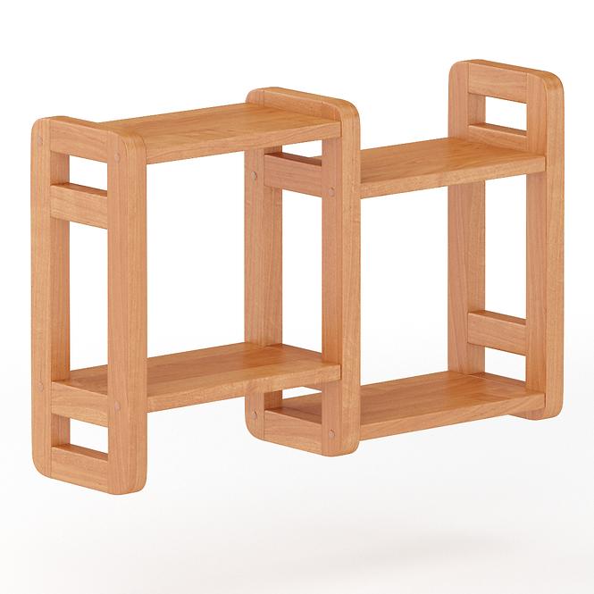 Falipolc fenyő PK104-80x44x19 éger