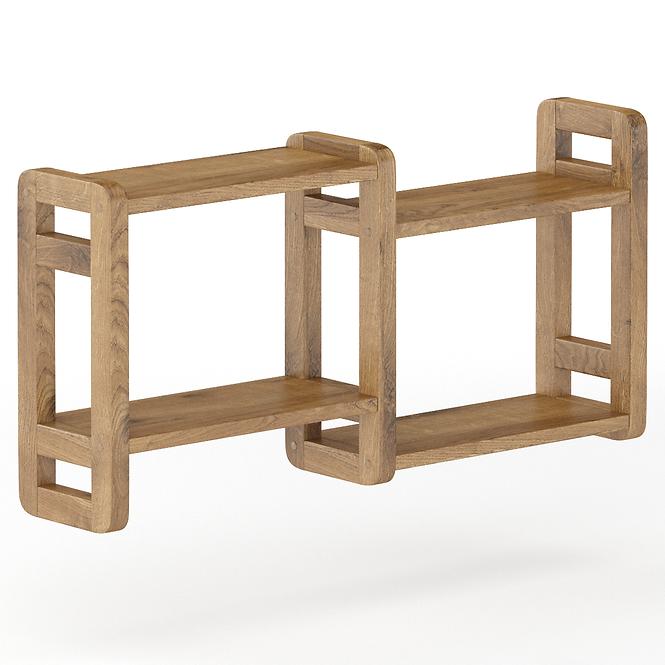Falipolc fenyő PK104-100x44x19 tölgy