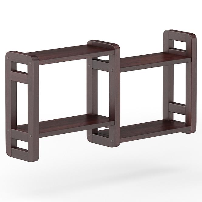 Falipolc fenyő PK104-100x44x19 dió,2
