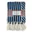 Boho takaró 130x160 indigó Merkury Home