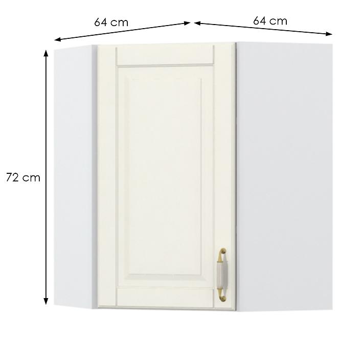 Konyhaszekrény Evergreen V7-UG-1K/4 ivorymat