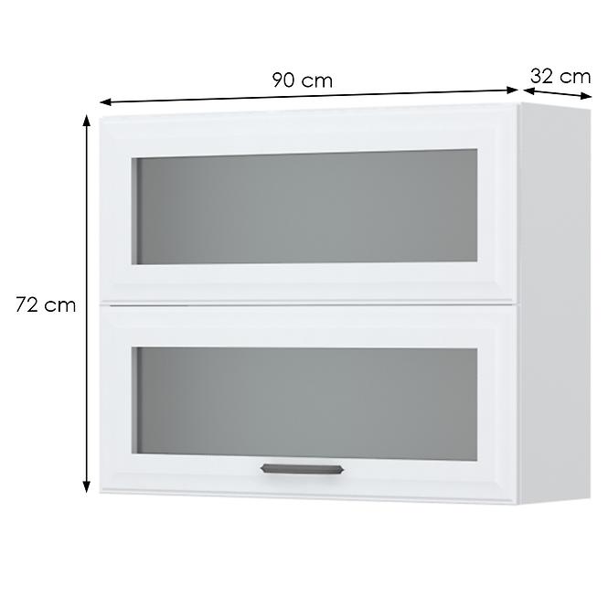 Konyhaszekrény Evia v7-90-2ksp/4 pearl grey matt