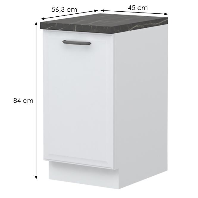 Konyhaszekrény Evia r-45-1k/4 pearl grey matt