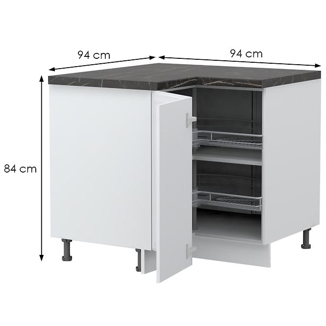 Konyhaszekrény Evia r-ug-2kza/4 pearl grey matt