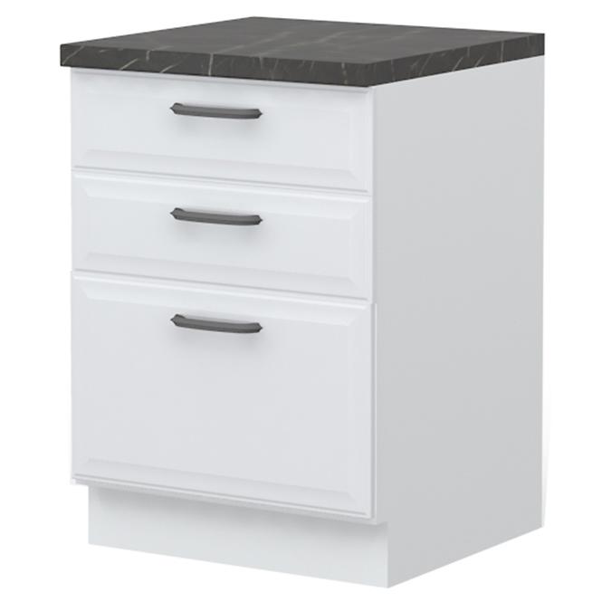 Konyhaszekrény Evia r-60-3f/4 3s standard pearl grey matt