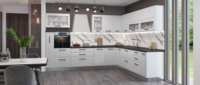 Konyhaszekrény Evia r-90-3f/4 3s standard pearl grey matt