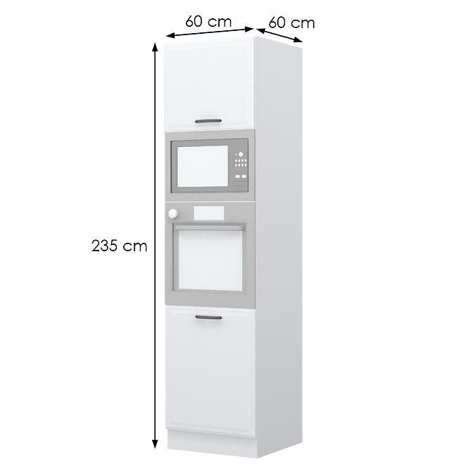 Konyhaszekrény Evia k23-60-rm/4 pearl grey matt