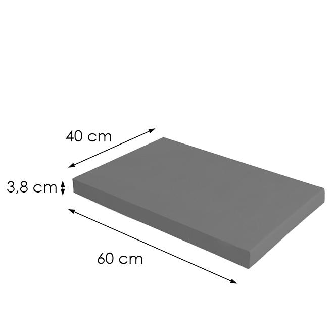 Konyhai munkalap 40cm/38mm antracit/ U12168QR