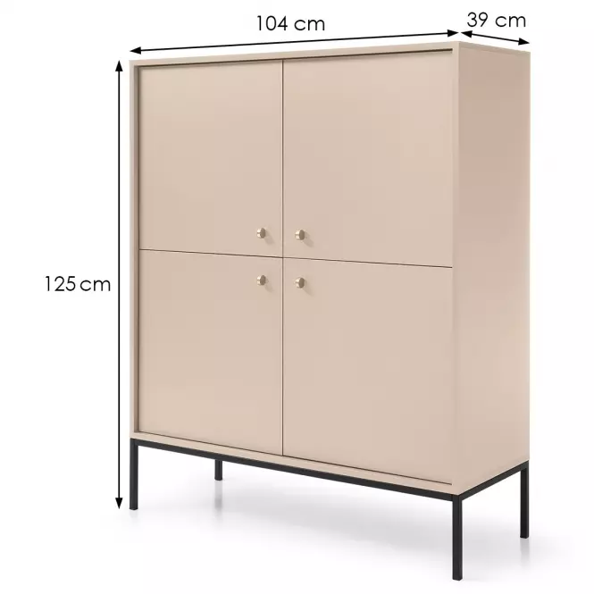 Komód Mono mk104 bézs,2